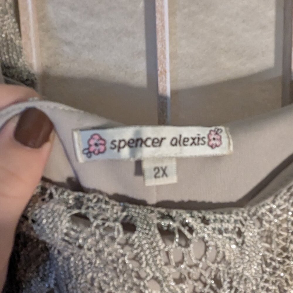 Spencer Alexis 2X Dress with shawl